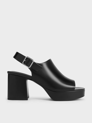 Charles & Keith - Peep-Toe Platform Sandals - Charles & Keith - Modalova