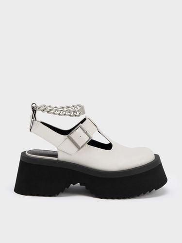 Charles & Keith - Chunky Chain Cut-Out Mary Janes - Charles & Keith - Modalova