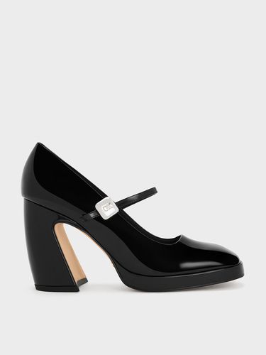 Charles & Keith - Jyll Patent Leather Platform Mary Janes - Charles & Keith - Modalova