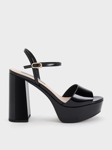 Charles & Keith - Halle Peep-Toe Patent Platform Sandals - Charles & Keith - Modalova