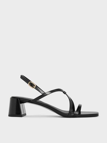 Charles & Keith - Strappy Block-Heel Slingback Sandals - Charles & Keith - Modalova