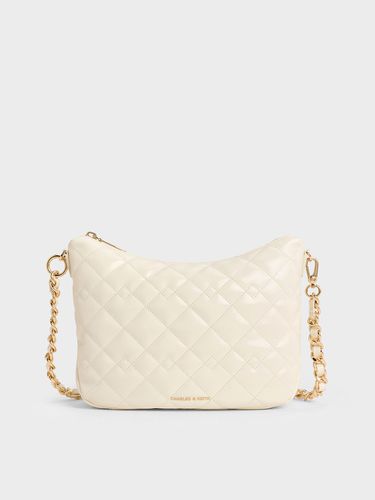 Charles & Keith - Duo Quilted Slouchy Hobo Bag - Charles & Keith - Modalova