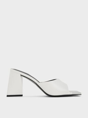 Charles & Keith - Metallic Cap Sculptural Heel Mules - Charles & Keith - Modalova