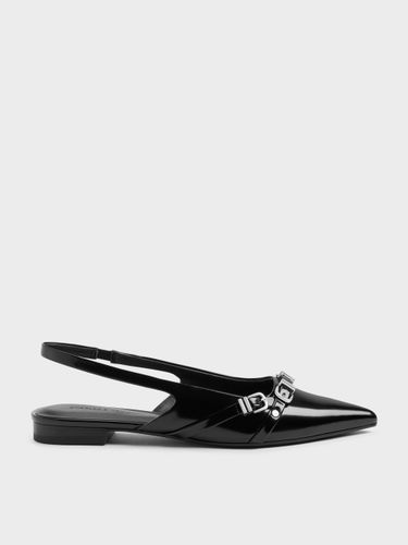 CHARLES & KEITH - Aira Buckled-Strap Slingback Flats - Charles & Keith - Modalova