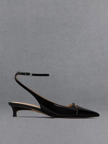 Charles & Keith - Kitten-Heel-Pumps aus Leder - Charles & Keith - Modalova