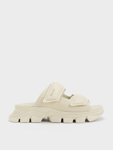 Charles & Keith - Dash Double Strap Slides - Charles & Keith - Modalova