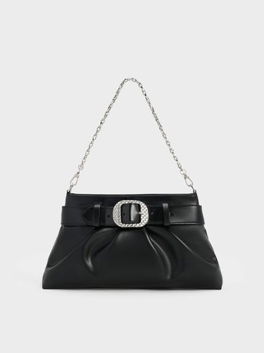 Charles & Keith - Avis Belted Ruched Shoulder Bag - Charles & Keith - Modalova