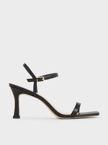 Charles & Keith - Square-Toe Heeled Sandals - Charles & Keith - Modalova