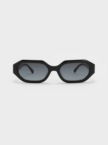 Charles & Keith - Gabine Recycled Acetate Oval Sunglasses - Charles & Keith - Modalova