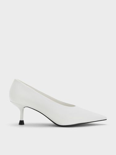 Charles & Keith - Pointed-Toe Kitten-Heel Pumps - Charles & Keith - Modalova