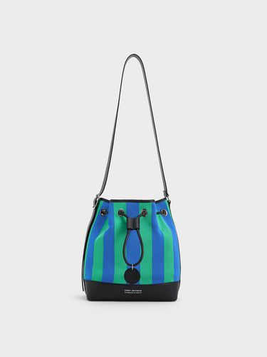 Charles & Keith - Striped Bucket Bag - Charles & Keith - Modalova