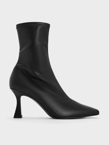 Charles & Keith - Elongated Square-Toe Ankle Boots - Charles & Keith - Modalova