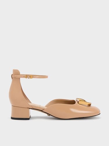 Charles & Keith - Gabine Patent Leather D'Orsay Pumps - Charles & Keith - Modalova