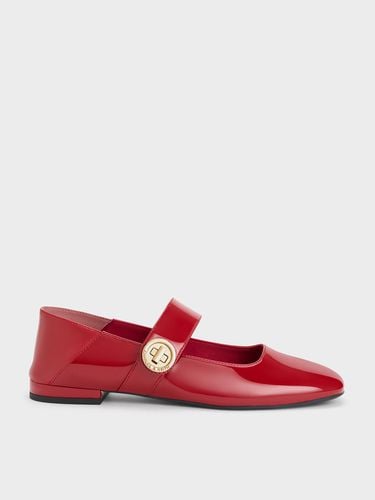 Charles & Keith - Yara Patent Mary Jane Flats - Charles & Keith - Modalova