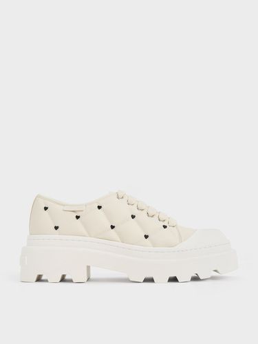 Charles & Keith - Dahlia Heart-Print Chunky Sneakers - Charles & Keith - Modalova