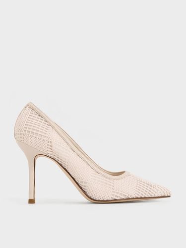 Charles & Keith - Mesh Woven Pointed-Toe Pumps - Charles & Keith - Modalova