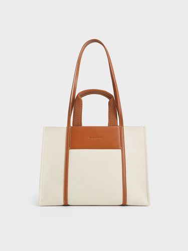 Charles & Keith - Shalia Canvas Tote Bag - Charles & Keith - Modalova