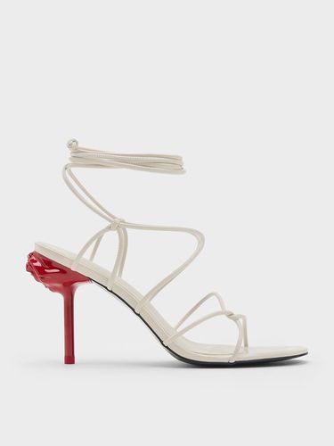 Charles & Keith - Flor Rose-Heel Strappy Sandals - Charles & Keith - Modalova