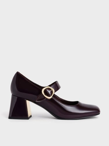 Charles & Keith - Patent Buckled Mary Jane Pumps - Charles & Keith - Modalova