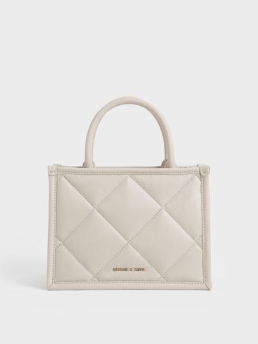 Charles & Keith - Quilted Double Handle Tote Bag - Charles & Keith - Modalova