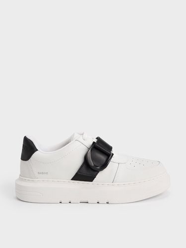 Charles & Keith - Gabine Leather Low-Top Sneakers - Charles & Keith - Modalova