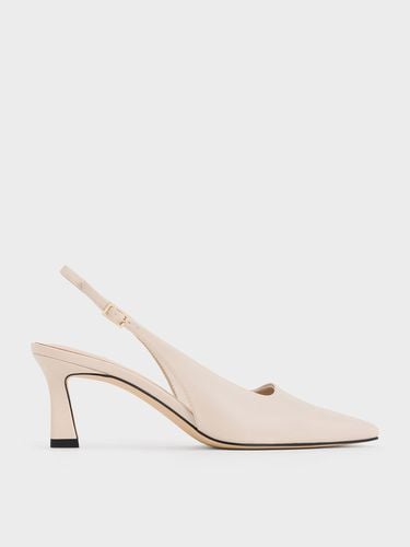 Charles & Keith - Flared Heel Slingback Pumps - Charles & Keith - Modalova