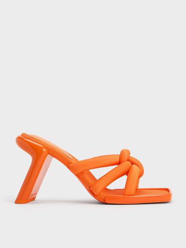 Charles & Keith - Toni Knotted Puffy-Strap Mules - Charles & Keith - Modalova