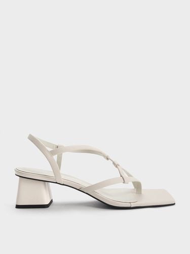 Charles & Keith - Asymmetric Interwoven Thong Sandals - Charles & Keith - Modalova