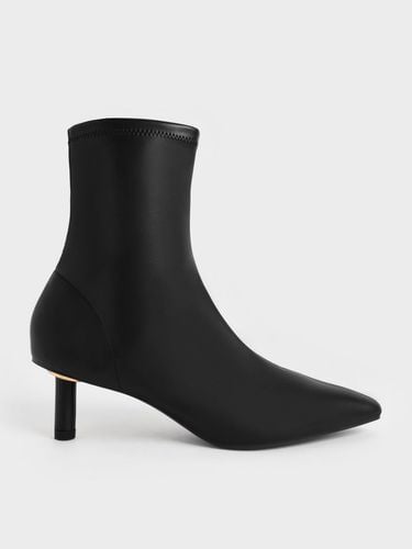 Charles & Keith - Cylindrical Heel Ankle Boots - Charles & Keith - Modalova