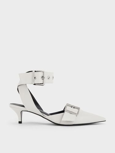 Charles & Keith - Grommet-Strap Kitten-Heel Pumps - Charles & Keith - Modalova