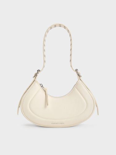 Charles & Keith - Petra Grommet-Strap Curved Shoulder Bag - Charles & Keith - Modalova