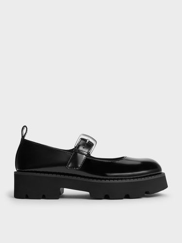 Charles & Keith - Buckled Ridged-Sole Chunky Mary Janes - Charles & Keith - Modalova