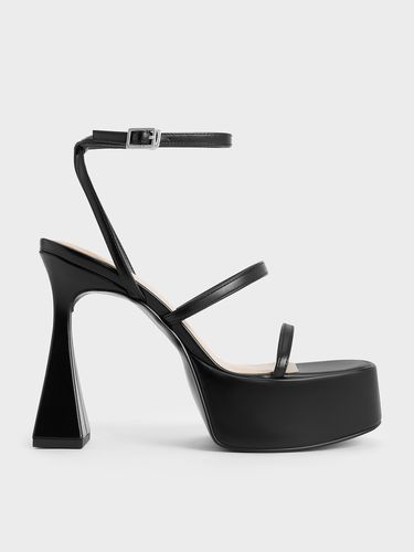 Charles & Keith - Strappy Sculptural-Heel Platform Sandals - Charles & Keith - Modalova