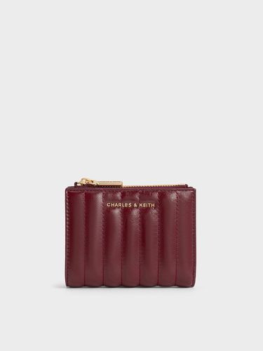 Charles & Keith - Donna Crinkle-Effect Panelled Top-Zip Wallet - Charles & Keith - Modalova