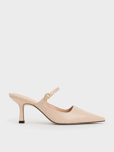 Charles & Keith - Buckle-Strap Heeled Mules - Charles & Keith - Modalova