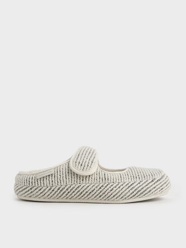 Charles & Keith - Lumi Striped Slip-On Flats - Charles & Keith - Modalova