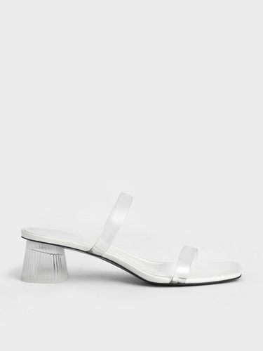 Charles & Keith - Double Strap See-Through Mules - Charles & Keith - Modalova