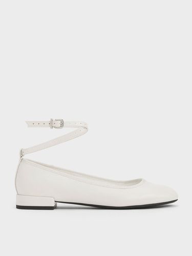 Charles & Keith - Ankle-Strap Ballet Flats - Charles & Keith - Modalova