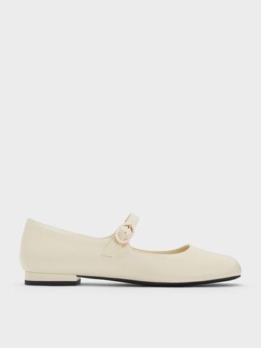 Charles & Keith - Pearl-Buckle Mary Janes - Charles & Keith - Modalova