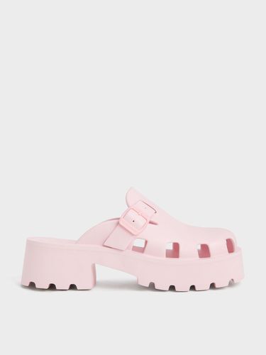 Charles & Keith - Mae Buckled Platform Mules - Charles & Keith - Modalova