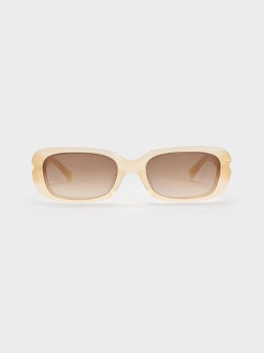 Charles & Keith - Recycled Acetate Angular Sunglasses - Charles & Keith - Modalova