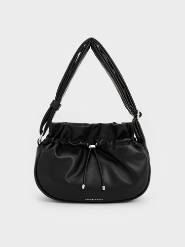 Charles & Keith - Mini Maisy Ruched Drawstring Hobo Bag - Charles & Keith - Modalova