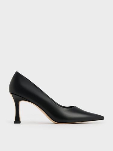 Charles & Keith - Flared Heel Pointed-Toe Pumps - Charles & Keith - Modalova