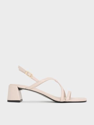 Charles & Keith - Strappy Block-Heel Slingback Sandals - Charles & Keith - Modalova