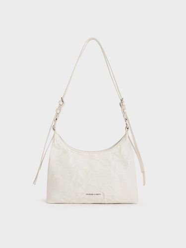 Charles & Keith - Lark Crinkle-Effect Hobo Bag - Charles & Keith - Modalova