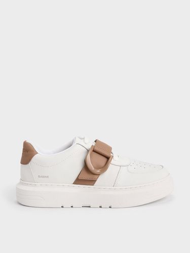 Charles & Keith - Gabine Leather Low-Top Sneakers - Charles & Keith - Modalova