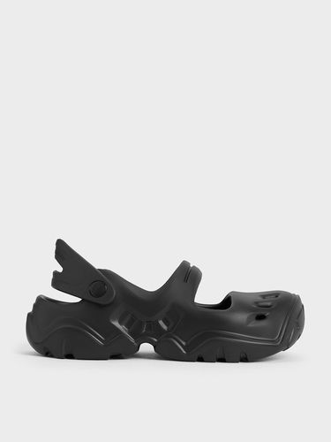 Charles & Keith - Cut-Out Sports Sandals - Charles & Keith - Modalova