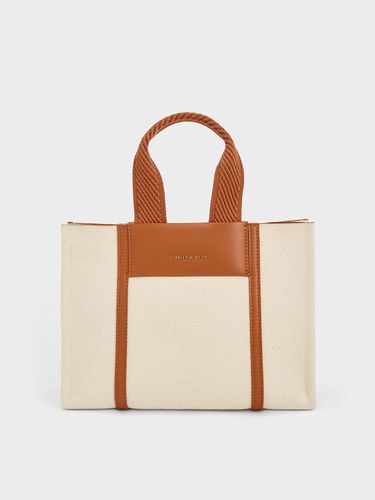 Charles & Keith - Mini Shalia Canvas Tote Bag - Charles & Keith - Modalova