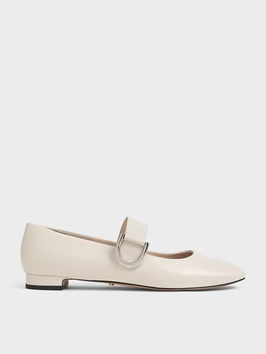 Charles & Keith - Gabine Leather Mary Janes - Charles & Keith - Modalova