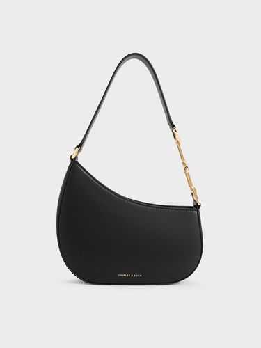 Charles & Keith - Agatha Chain-Accent Shoulder Bag - Charles & Keith - Modalova